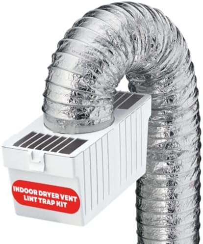 Deflecto Dryer Lint Trap Kit for Indoor Dryer Venting by Deflecto