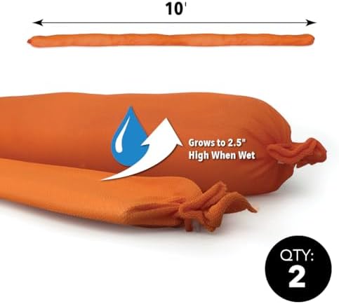 Quick Dam 10ft Indoor Water Dam Flood Barrier, 2 Pack - Image 3