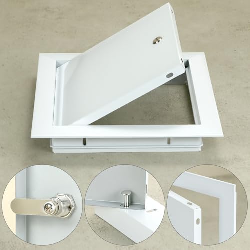 QWORK Aluminum Alloy Access Panel 8" x 8" – Service Shaft Door - Image 4