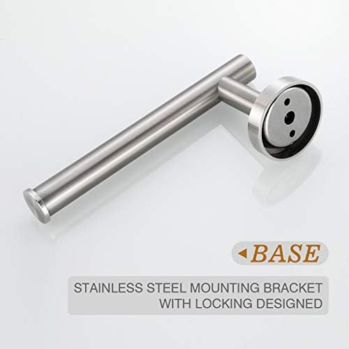 USHOWER Brushed Nickel Toilet Paper Holder - Image 6