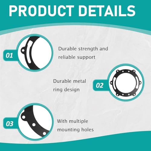 4506993 Bathroom Toilet Flange Repair Metal Quick Ring - Image 3