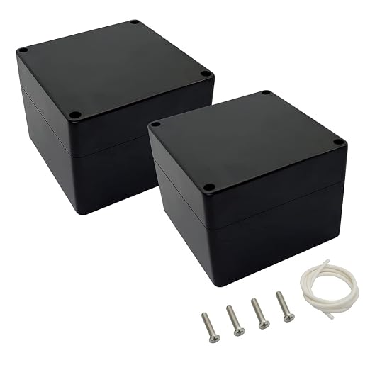 Project Box ABS Plastic IP65 Waterproof Dustproof Electrical Junction Box by LeMotech