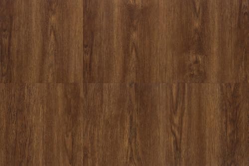 Peel and Stick Floor Tiles, Dark Brown Wood, 30 Sq.Ft by FlorExp