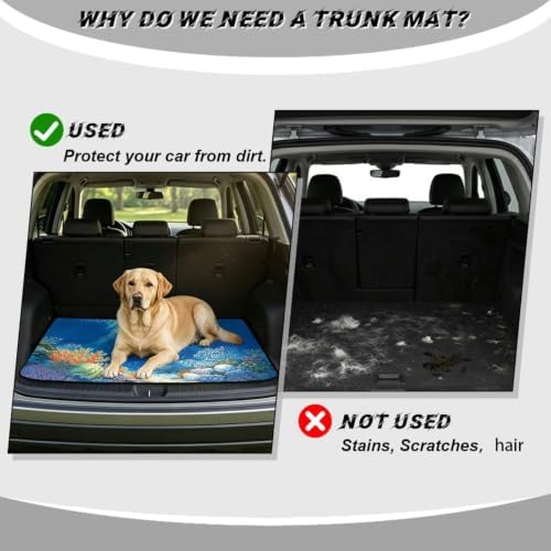 Blue Sea Turtle All Purpose Trunk Mat Universal Waterproof Cargo Liner - Image 4