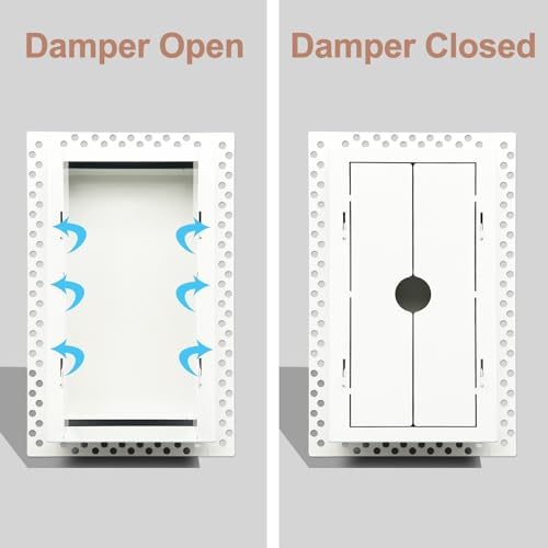 Flush Wall Vent Cover 6x10 Inch - Image 3