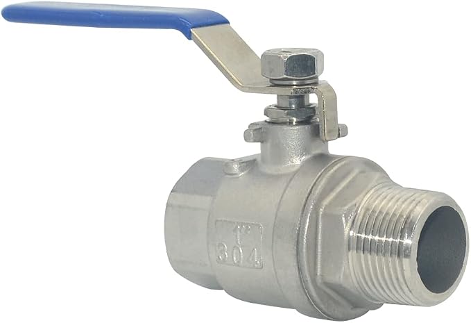 DAN SPEED Full Port Ball Valve Male x Female S304 Stainless Steel Heavy Duty by DANSPEEDBALLVALUES