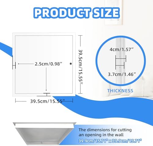 16" x 16" Metal Access Panel, 1MM Thickened Access Panel - Image 2