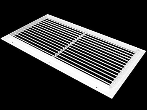 30" W X 10" H Aluminum Adjustable Return/Supply HVAC Air Grille - Image 7