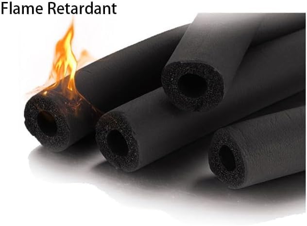 Pipe Insulation Foam Tube 1-1/2"ID*3/8" Foam Tubing Black Pipe Cover Heat - Image 4