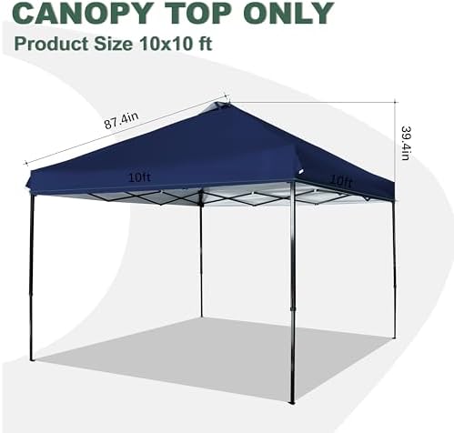 10x10 Canopy Replacement Top - Image 2