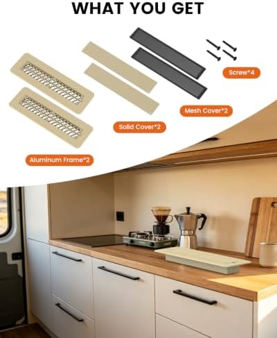 Aluminum 2x10 RV Floor Vent Cover - Image 7