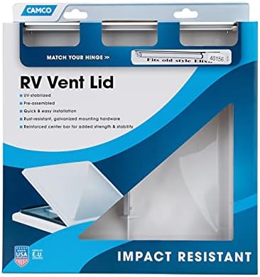 Camco 40156/40159 White Polypropylene Vent Lid - Image 6