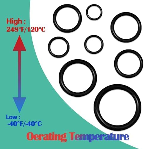 XBVV 360 Pcs ORB BOSS Hydraulic O-Ring Kit SAE 900 Series 12 Size Buna-N 70A - Image 7