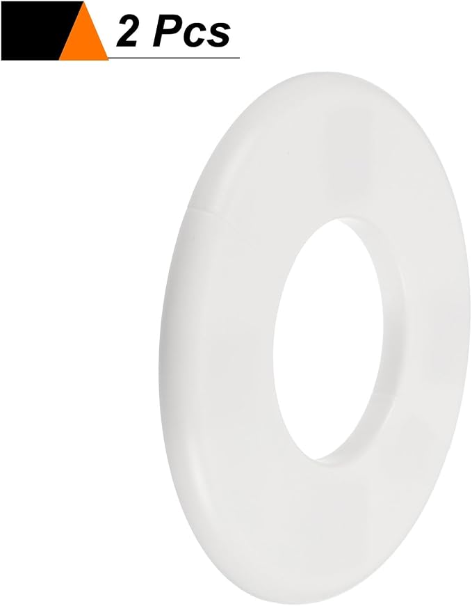 HARFINGTON 2pcs Wall Split Flange 51mm/2" Self-Adhesive Plumbing Cover Plates - Image 3