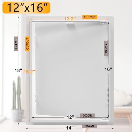 Suteck Access Panel for Drywall 12 x 16 Inch, Ceiling&Plumbing Access Door - Image 3