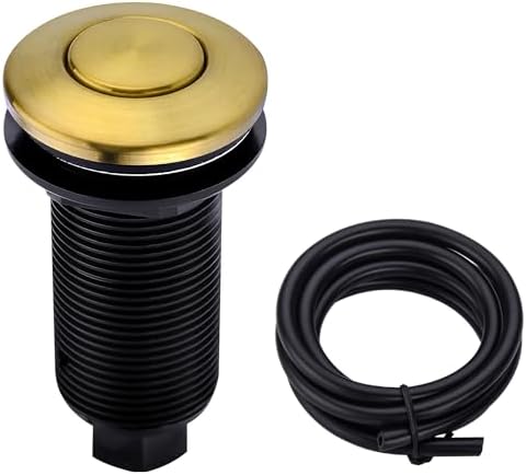 Air Switch Button for Sink Top Garbage Disposal Part, Champagne Bronze by SINKINGDOM