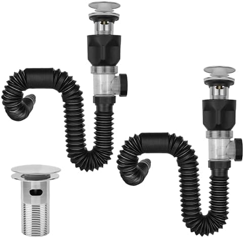 2 Pack Bathroom Sink Drain Kit, by Rackickyer