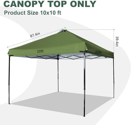 10x10 Canopy Replacement Top - Image 2