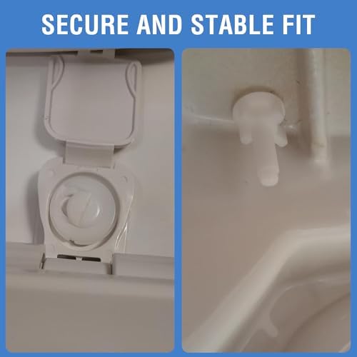 A.I.FORCE Universal Plastic Toilet Seat Hinge Bolt Screws Replacement Kit - Image 4