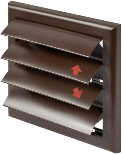 Plastic 4" Brown Air Vent Cover - Image 3