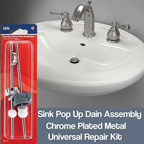 Do it Best Bathroom Sink Stopper Replacement Pop Up Center Assembly- Ball Rod- - Image 2