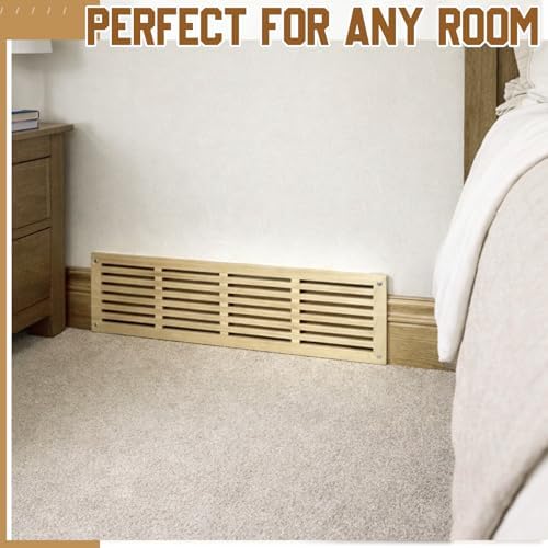 Colingmill 1 Pcs Decorative Return Air Vent Cover 32 x 8.5 x 3/4 Inch Natural - Image 5
