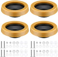 Marsui 4 Pack Toilet Wax Ring Kit by Marsui