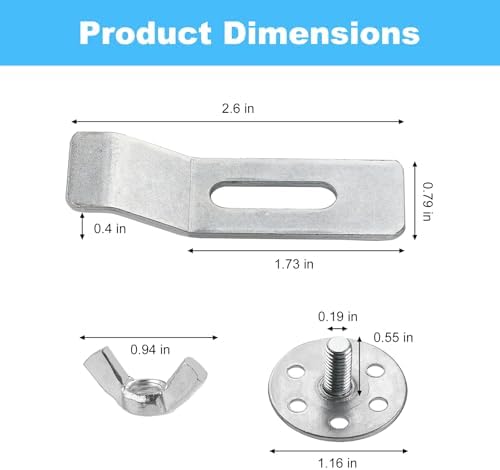 Sink Clips Kit, Sink Mounting Kit Bracket, Undermount Sink Clip, Kitchen Sink - Image 2