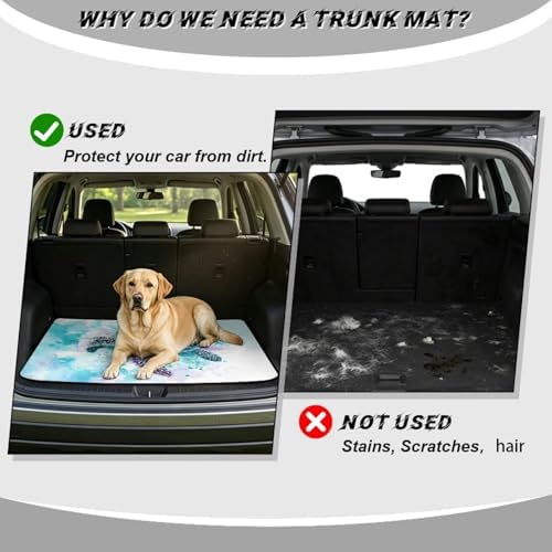 ELEQIN Sea Turtle Car Trunk Mat Cargo Liner - Image 4