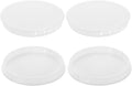 uxcell 4Pcs Plastic Hole Plugs, 80mm Flush Type Panel Plugs, Round Snap by uxcell