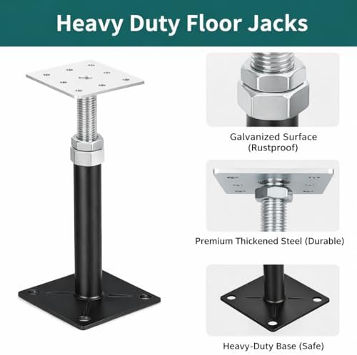 4PCS Adjustable House Floor Jacks - Image 2