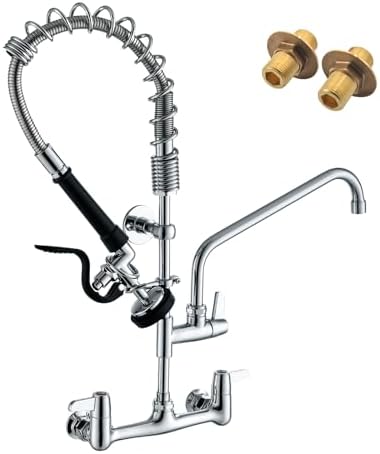 CENOSA 25" Commercial Sink Faucet Wall Mount by Cenosa