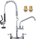 ALEASHA 25" Commercial Sink Faucet Wall Mount by ALEASHA
