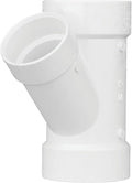 Charlotte Pipe 3 In. x 1-1/2 In. Schedule 30 DWV Reducing PVC Wye by Charlotte+Pipe