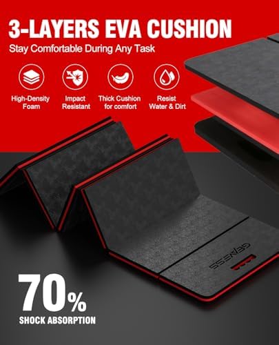Mechanic Mat, Foldable Mechanic Kneeling Pad, 47.2"x15.7"x1.1" - Image 2
