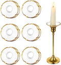 Hewory Glass Bobeches for Candlesticks by Hewory
