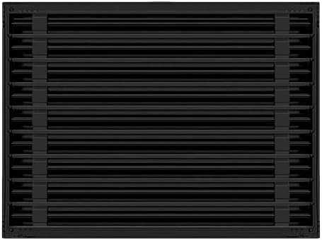 BUILDMART - 24x18 Modern AC Vent Cover - Decorative Black Alumium Air Vent - - Image 2