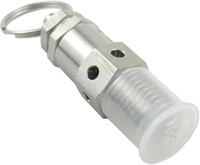 1/4" NPT Male Stainless Steel SS304 Mini Adjustable Pressure Relief Safety Valve - Image 4