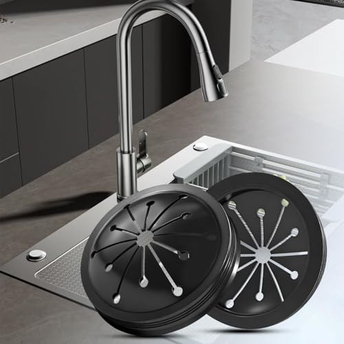 2-Pack Garbage Disposal Splash Guard, 3-1/8" Universal Sink Baffle Stopper - Image 6