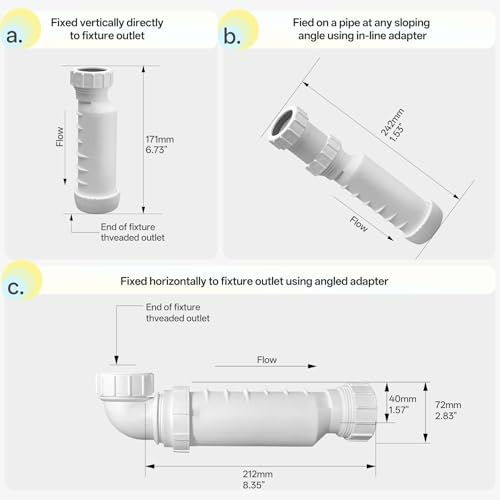 Self-Sealing Waterless P Trap 1-1/2", One Way Sanitary HepvO Waste Valve - Image 6