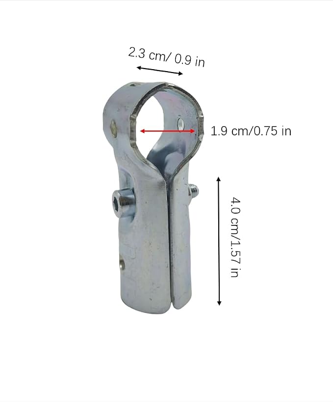 6 Pcs T Pipe Connector Tee Clamp Fittings, Fit 1/2" EMT Conduit OD 3/4 inch - Image 2