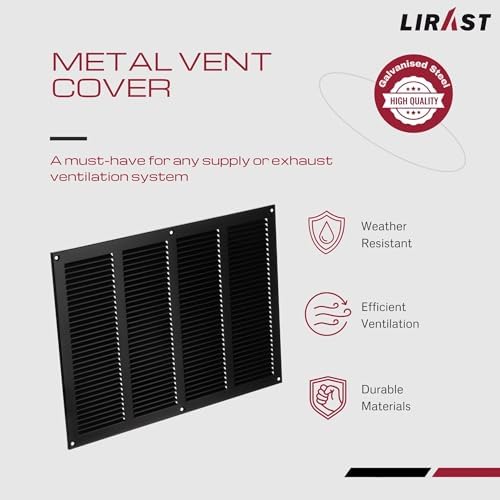 14x10 Vent Cover with Built-in Screen - Image 2