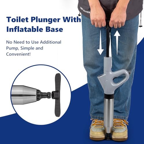 MaxxGeek Toilet Plunge Blaster, High Pressure Toilet Plunger, High-Pressure Air - Image 3