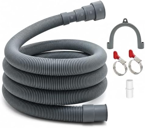 TTFLEX 10 FT Washing Machine Drain Hose, Washer Drain Hose Extension Kit by TTFLEX