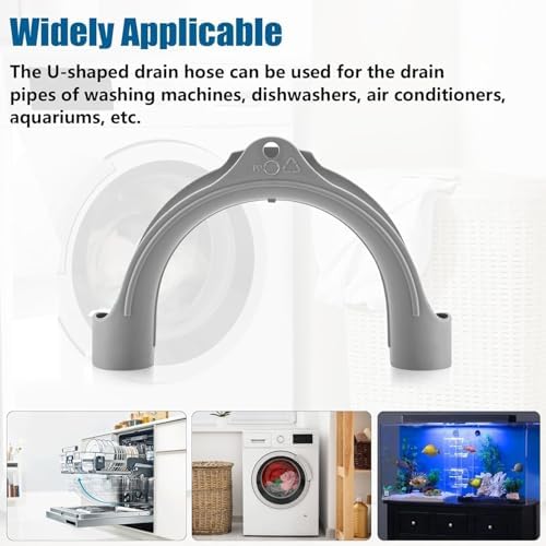 U Shape Washerwashing Drain Hose Hook - Image 4