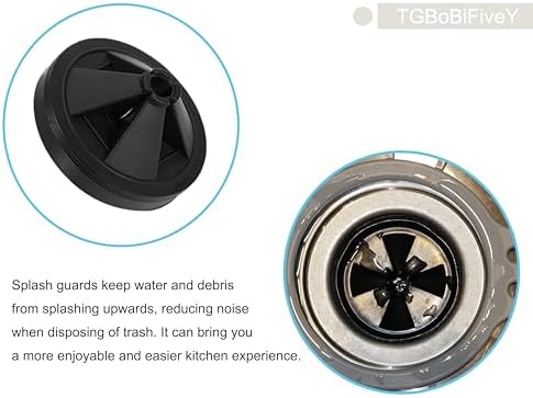 Garbage Disposal Splash Guard 3 1/8 Inch Sink Baffle Quiet Collar Technology - Image 4