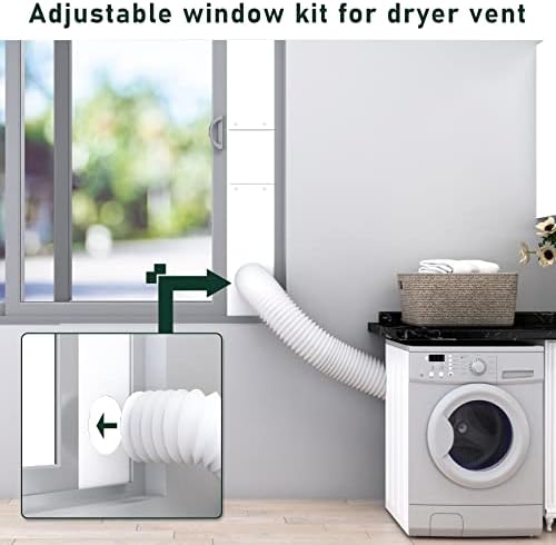 Flehomo Dryer Vent Window Kit, Dryer Vent Kit - Image 4
