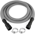 6FT Dishwasher Drain Hose, Flexible Corrugated Dishwasher Hose Replacement by KAINGA