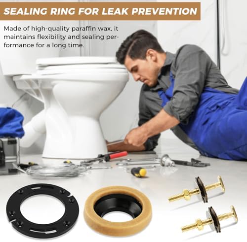Extra Thick Toilet Wax Ring Replacement Kit - Image 4