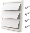 6 Inch Outdoor Dryer Vent Cover Louvered by Funmit